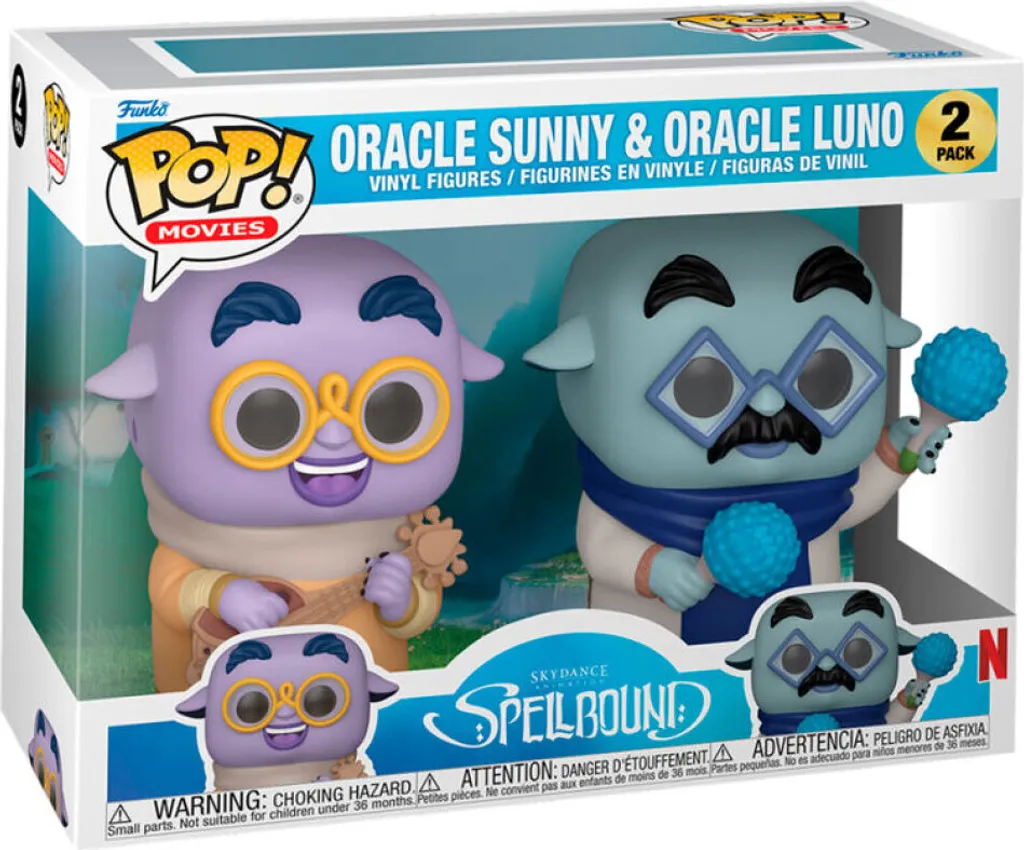 Set de 2 Statuettes de Collection Oracle Spellbound en Vinyle 9cm