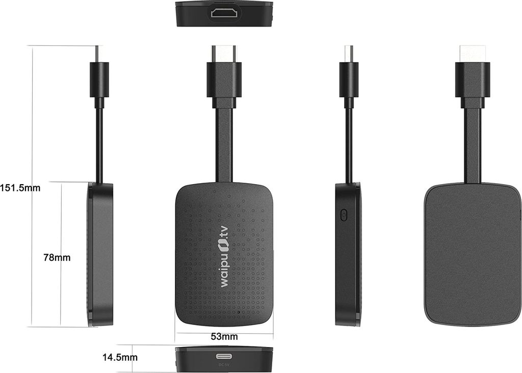 waipu.tv 4K Stick | Inkl. Fernbedienung mit Produktbild 6