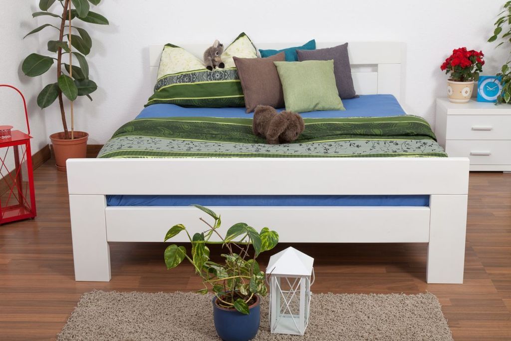 Doppelbett "Easy Premium Line" K6, 160 x 200 cm Buche Produktbild 