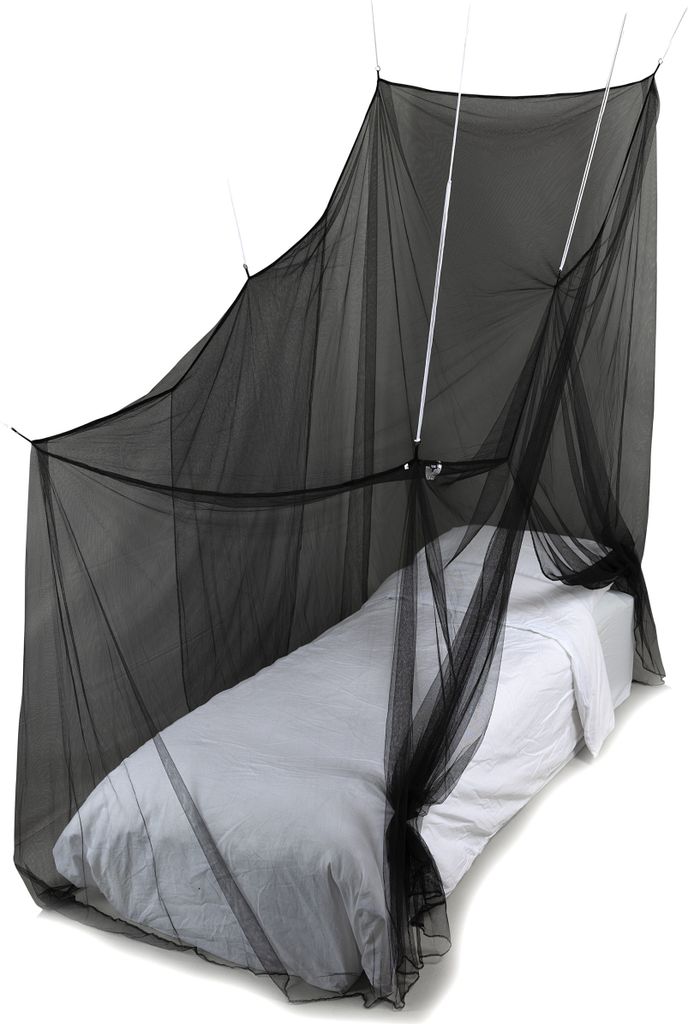Deconet Moskitonetz OBLIQUE - Schwarz - L210cm x H120cm und H200cm x B100cm 1 Person