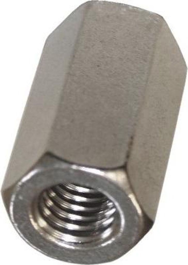 Verbindungsmuttern Edelstahl M6 - Pro 50 Stück