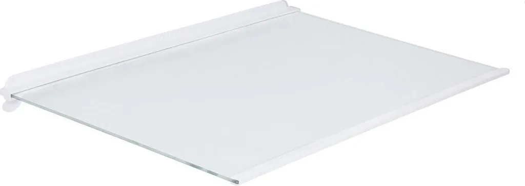 Plaque de verre Beko 4657830100 avec baguettes - Verre trempé 450mm
