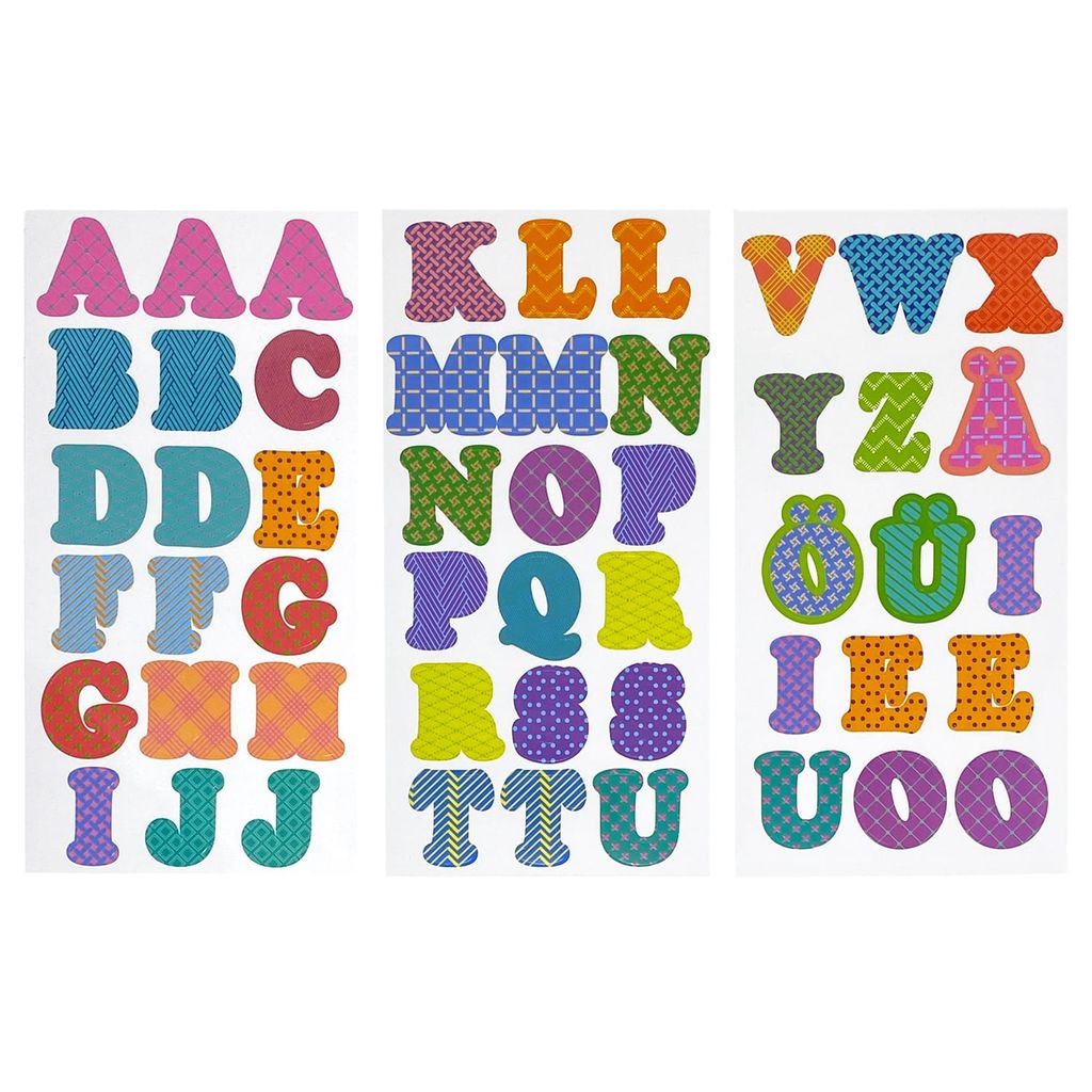 Oblique Unique ABC Alphabet Buchstaben
