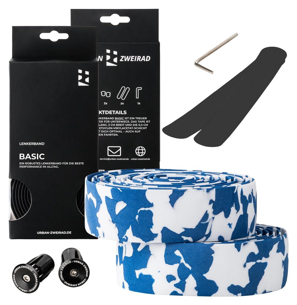 Fahrrad Lenkerband (Standard) mit Aluminium Lenkerstopfen Produktbild 