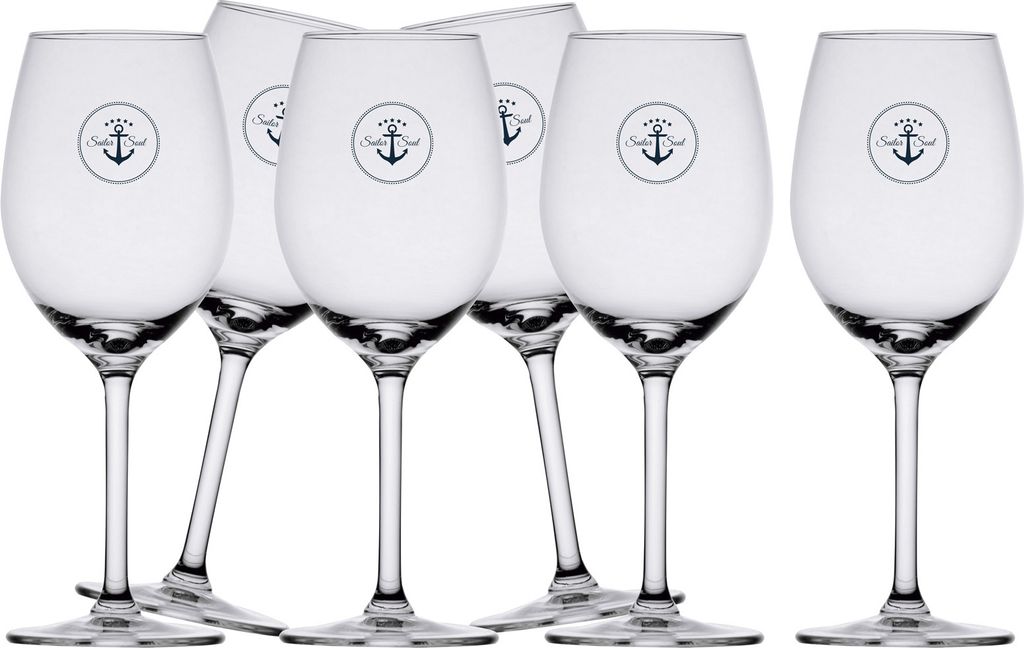 Lot de 6 verres à vin incassables, Ecozen - Sailor Soul Image du produit 