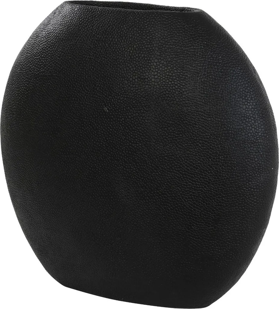 Vase décoratif Rayskin noir mat 50 cm : l'élégance sans les reflets - 2