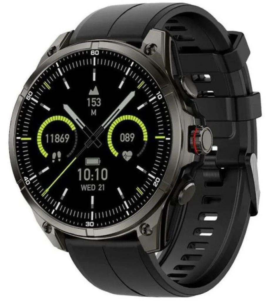 Montre connectée CARNEO GTR eXpedo Titan noir - Smartwatch Sport robuste