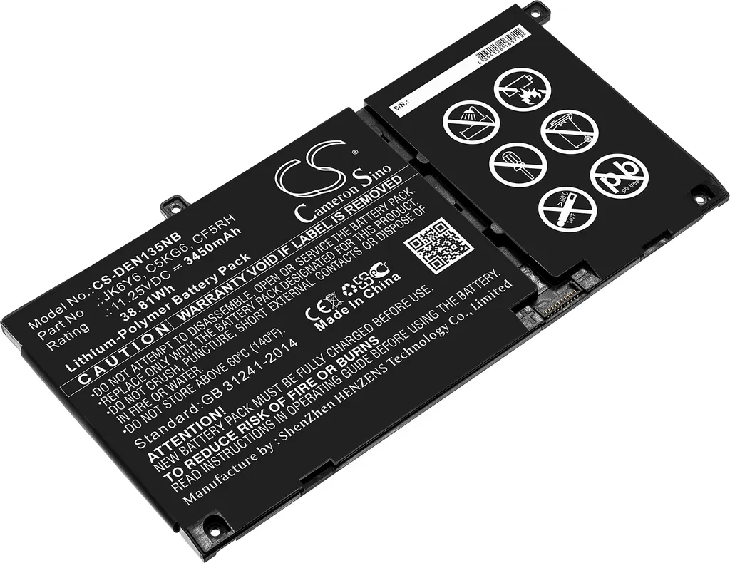 Batteria Dell JK6Y6 Compatibile - TECHTEK Alta Qualità al Miglior Prezzo