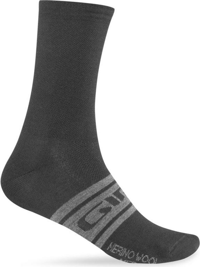 Merino Winter Socken - Schwarz Grau - 43 - 45