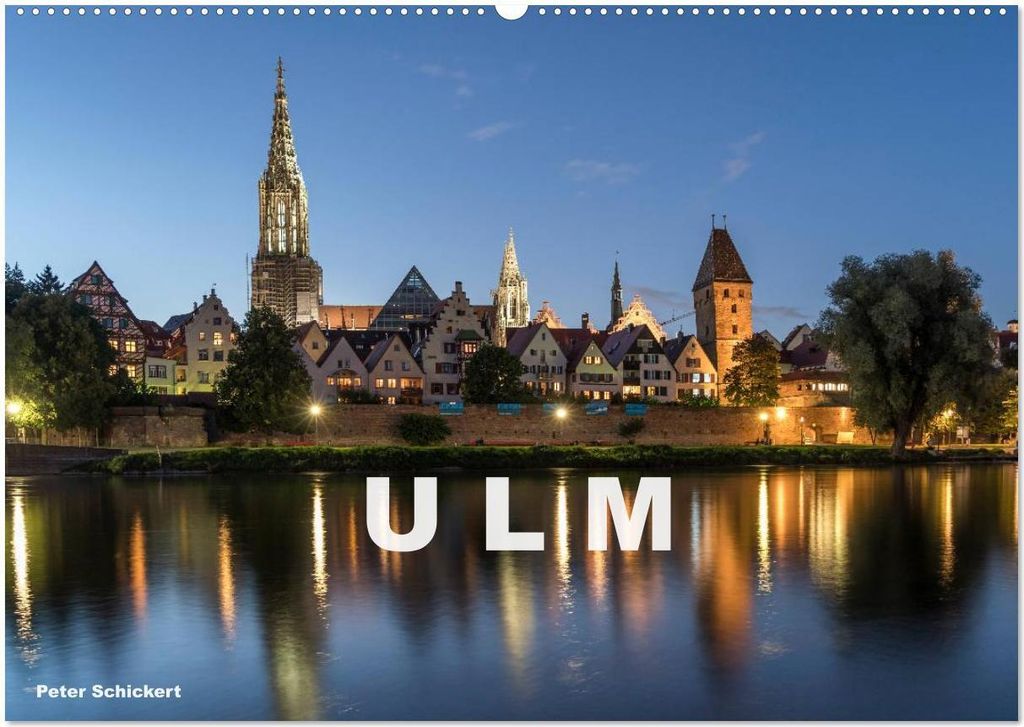 Ulm (Wandkalender 2026 DIN A2 quer), CALVENDO Monatskalender