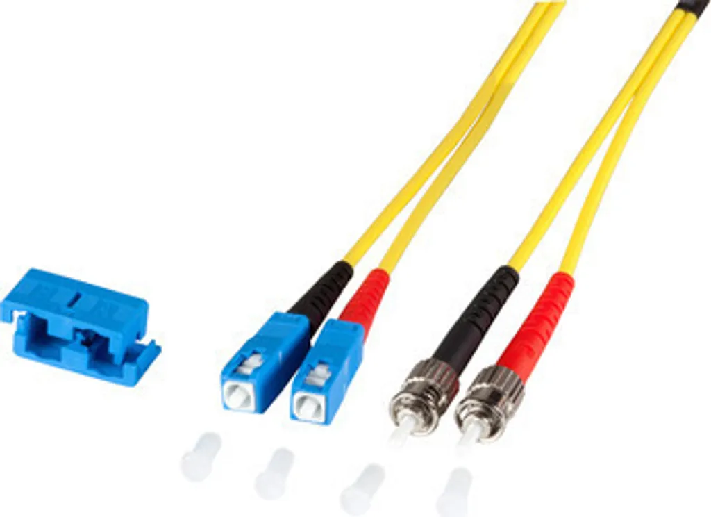 Cavo Fibra EFB-Elektronik O2073.1 SC-ST OS2 Duplex 1m | Qualità Tedesca