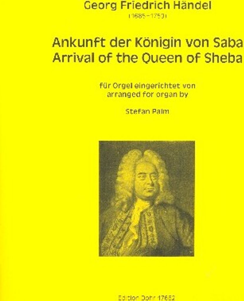 Ankunft der Königin von Saba für Orgel