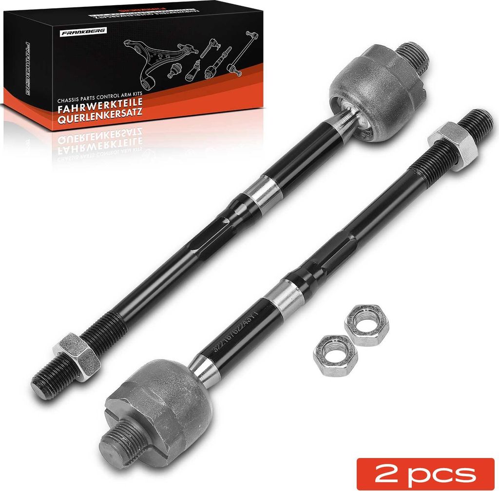 Frankberg 2x Spurstange Vorderachse für BMW 1er E81 E87 1er Cabriolet E88 1er Coupe E82 3er E90 3er Cabriolet E93