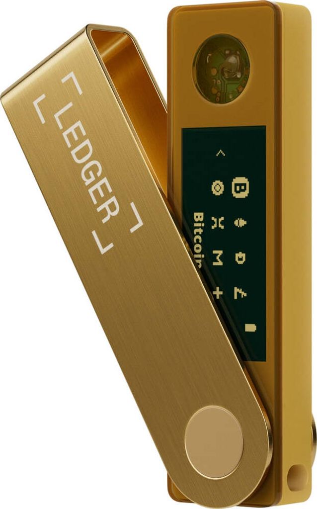 Kryptoměnová peněženka a NFT Ledger Nano X, Golden Obrázek produktu 
