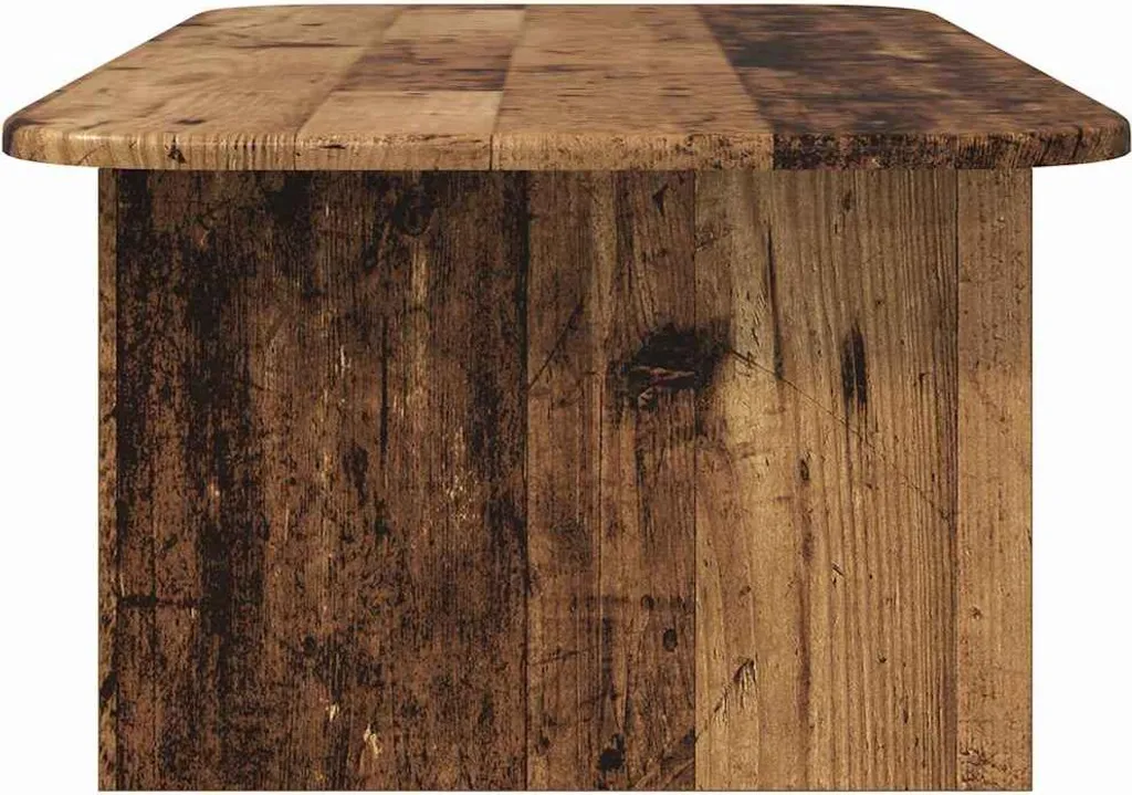 Tavolino Rustico Legno Vecchio 93x53x33 cm | Arredo Casa Campagna - 6