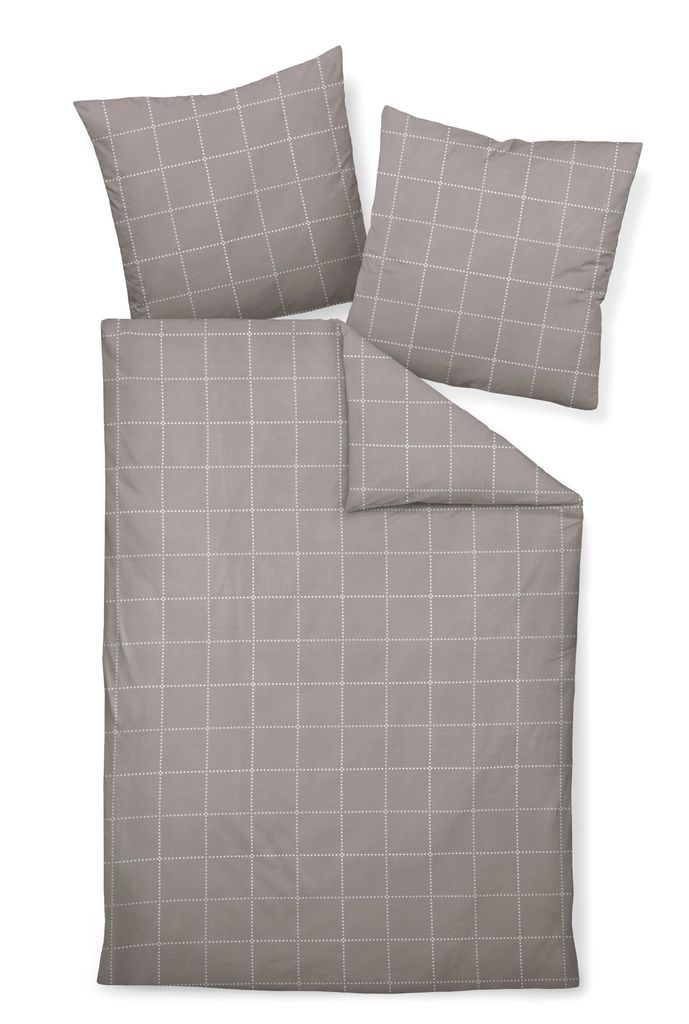 Janine Mako-Satin Bettwäsche J.D. 87062-07 155x220 cm + 80x80 cm
