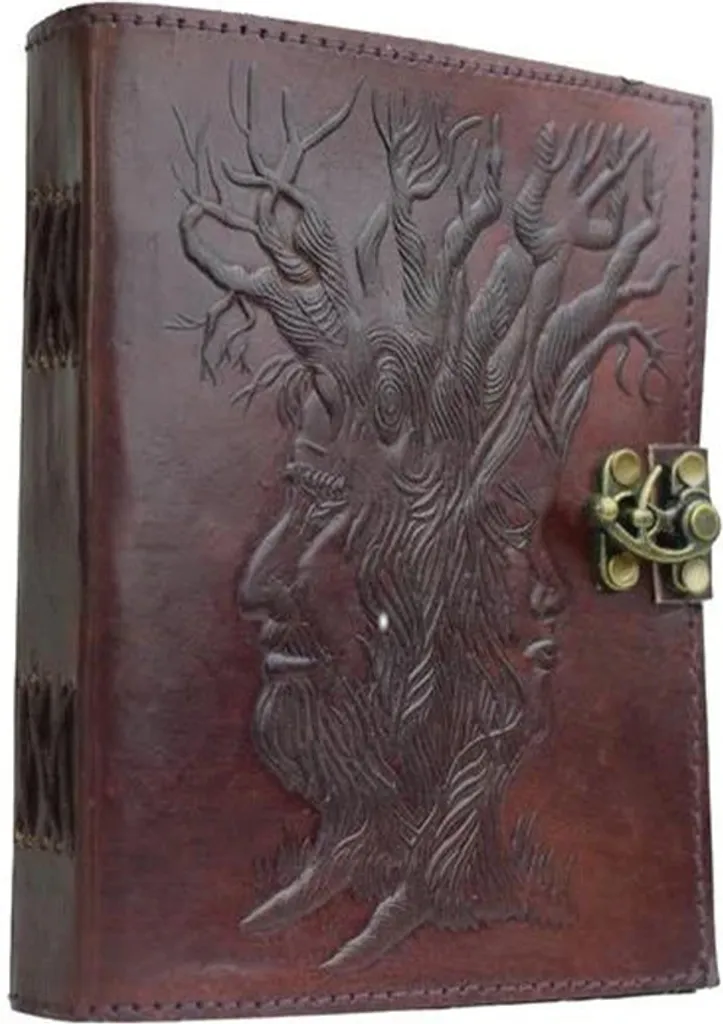 Sketchbook Pelle India Albero della Vita: Diario Vintage Fatto a Mano