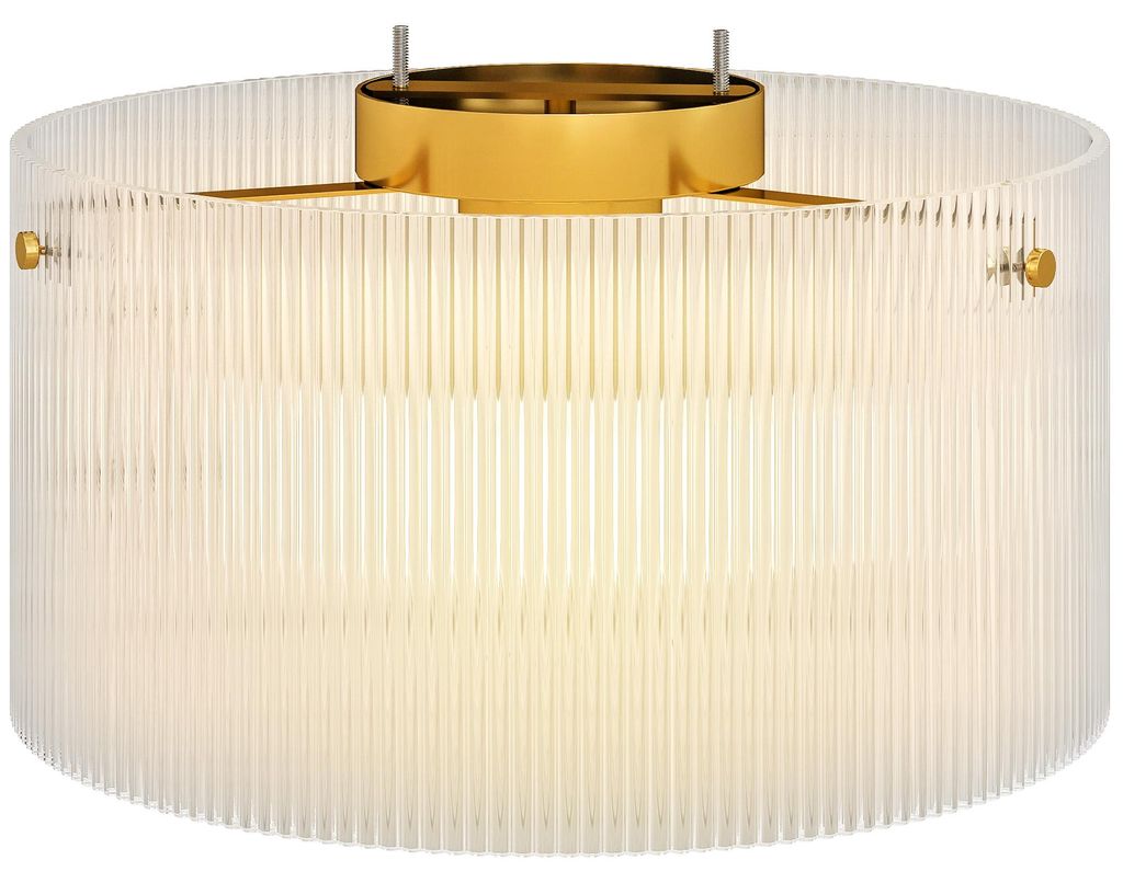 Lampada da soffitto HOMCOM, lampada da soffitto rotonda con Immagine del prodotto 