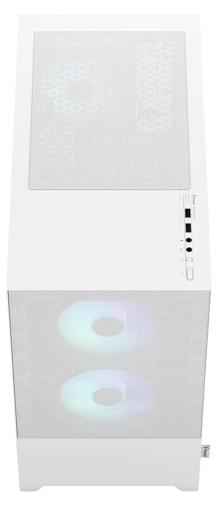 Fractal Design Pop Mini Air RGB Blanc TG - Boîtier PC Micro-ATX Performant