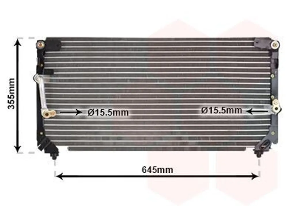 Stop aux fuites de clim ! Condenseur VAN WEZEL 53005225 Toyota Land Cruiser 80