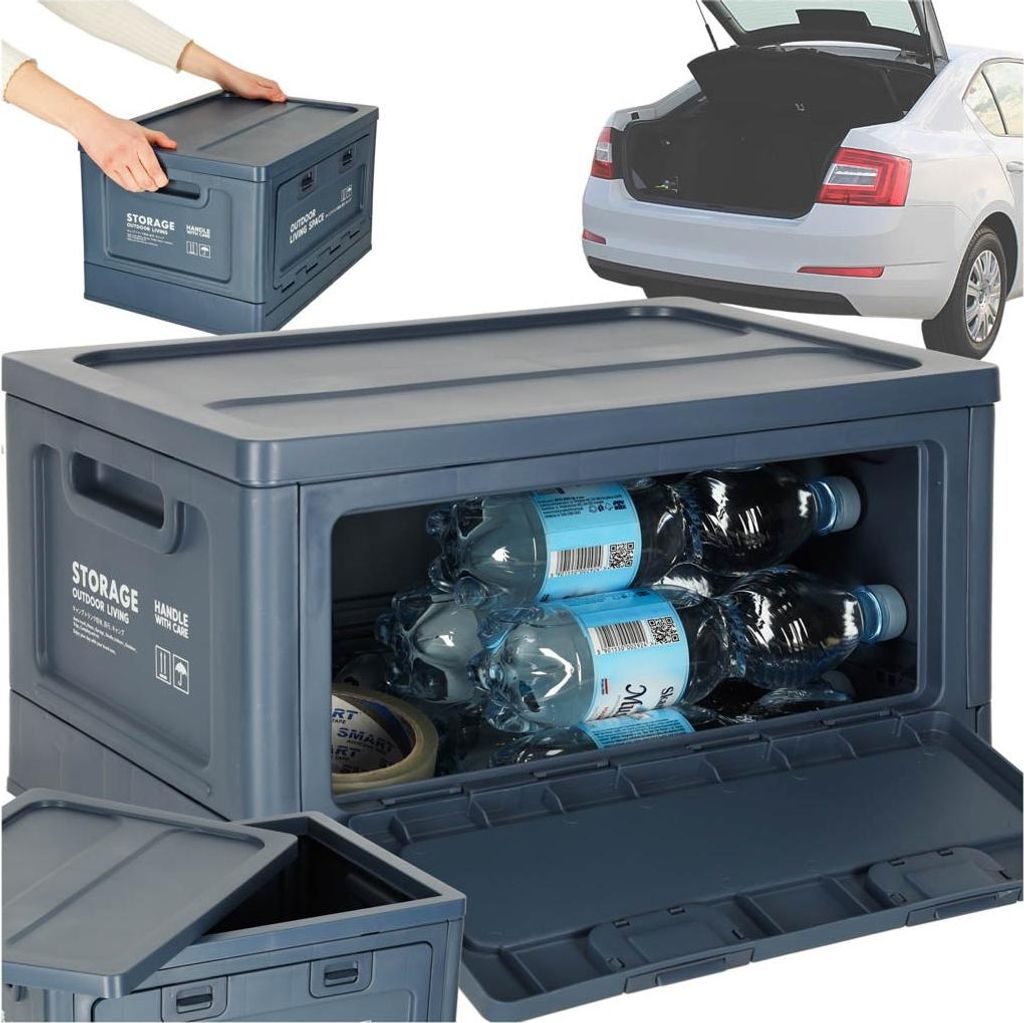 Gepäckorganizer Campingbox Marineblau