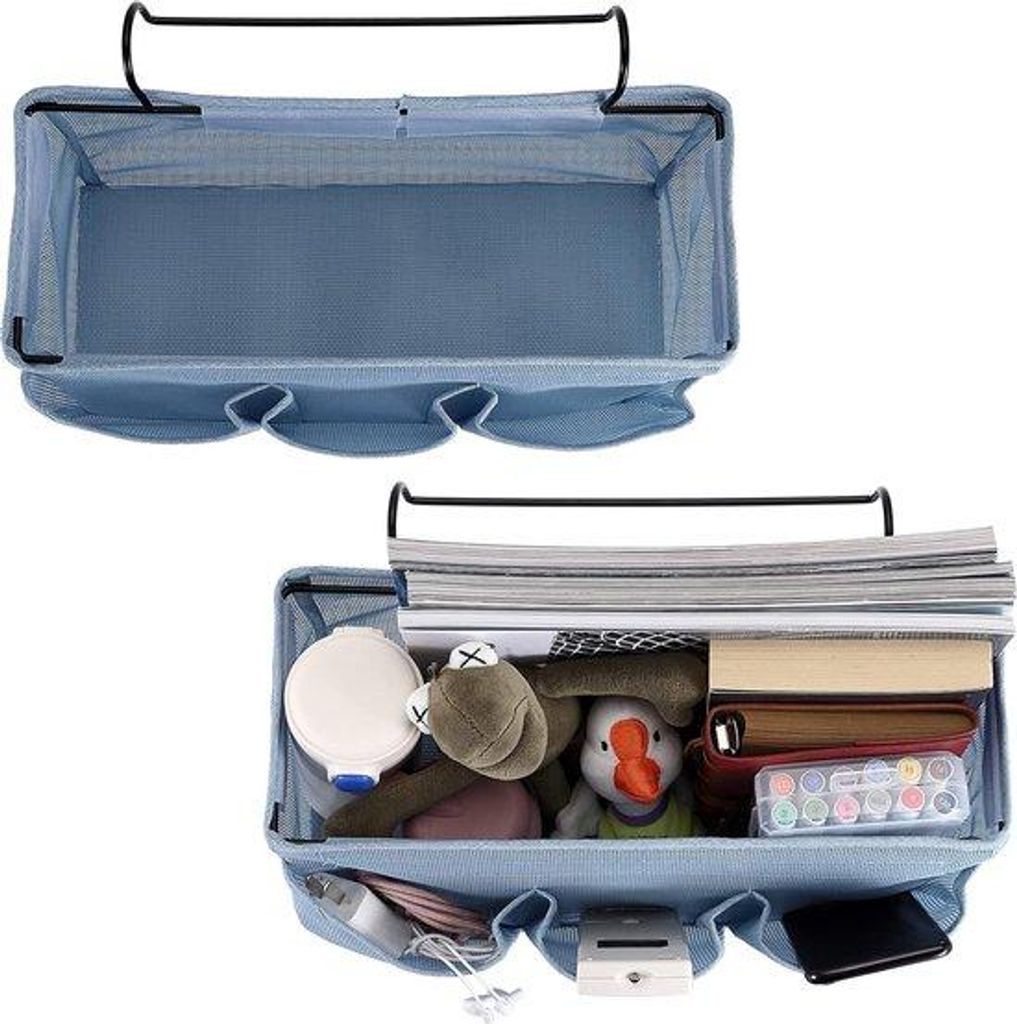 Blaue Hängeaufbewahrung für Schlafzimmer und Büro
