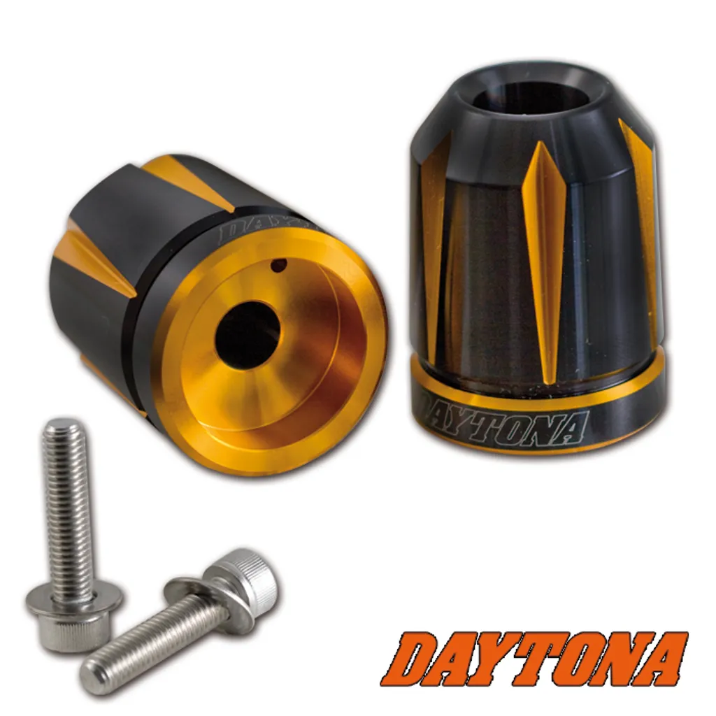 Embout de guidon moto Daytona Scratch Gold pour tuning et protection