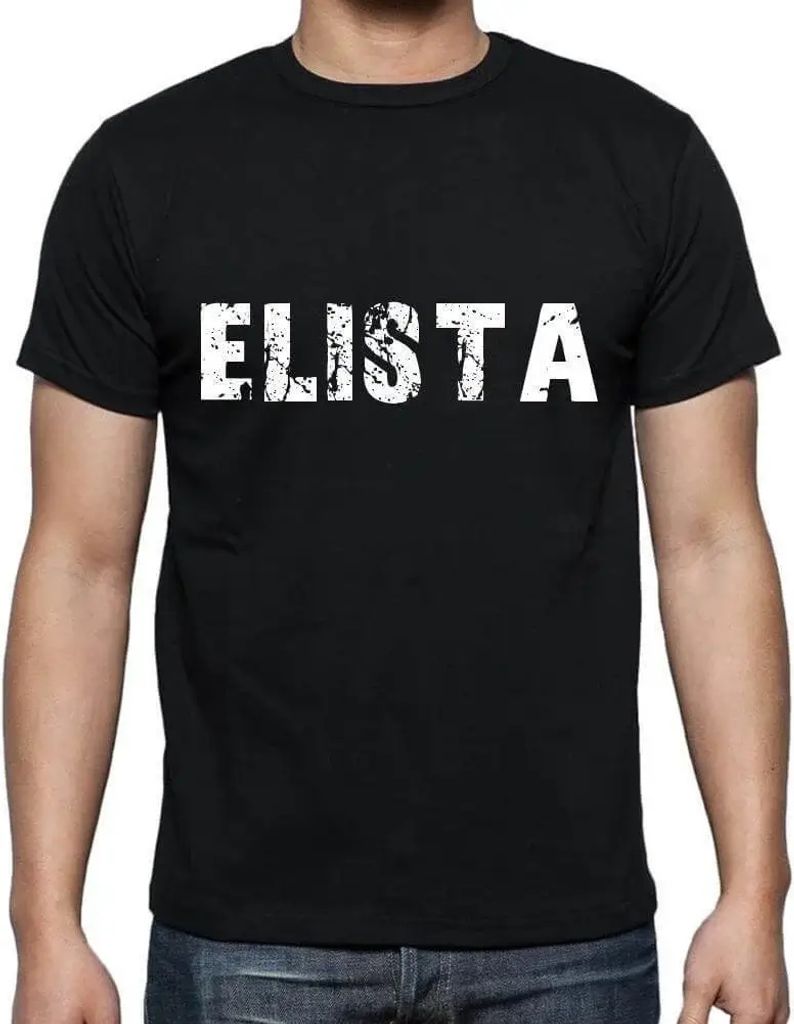 Herren Grafik T-Shirt Elista Öko-Verantwortlich Vintage Jahrgang Kurzarm Lustige Druck Geburtstag Geschenk Mann