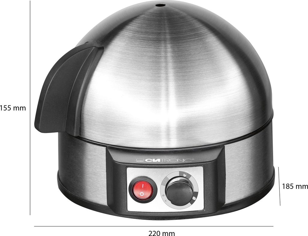 Clatronic 263118 Clatronic EK 3321 inox Cuit-oeufs pour 7 Image du produit 
