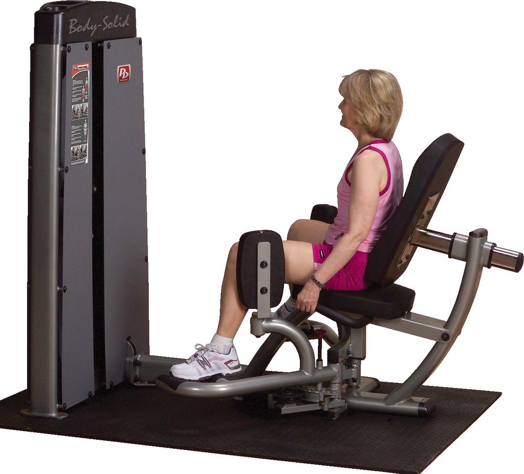 Body-Solid Ab-/Adduktoren-Maschine "Pro Dual", Gewichtsblock 95 kg