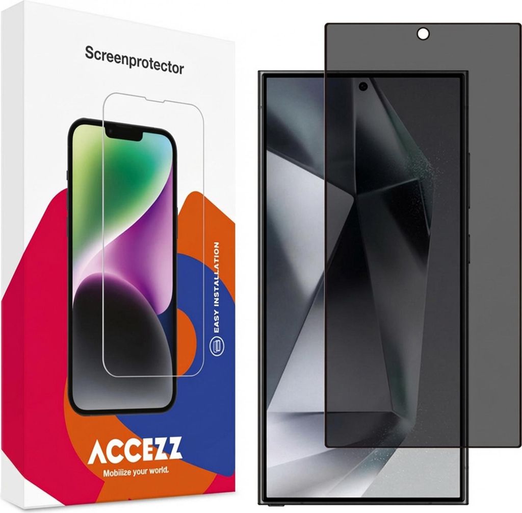 Accezz Gehard Glas Privacy Screenprotector voor de Samsung Image du produit 