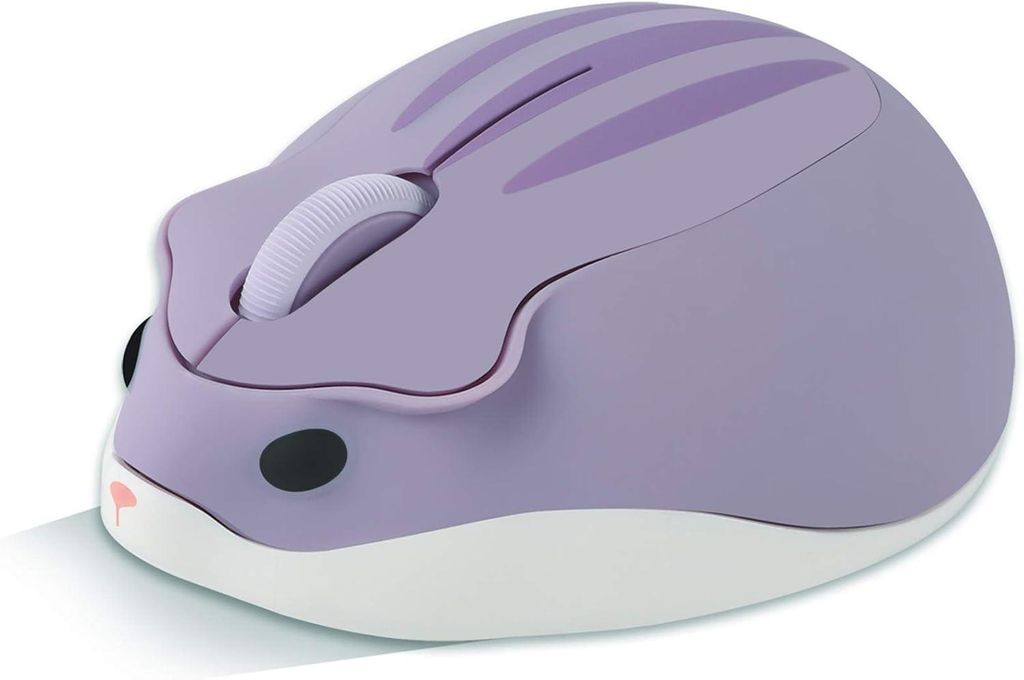 Kabellose Maus,Niedliche Optische Hamsterform Maus, 1200 DPI Rauschunterdrückung Ultra Portable Travel Mouse, 2,4 GHz mit USB Unifying Receiver