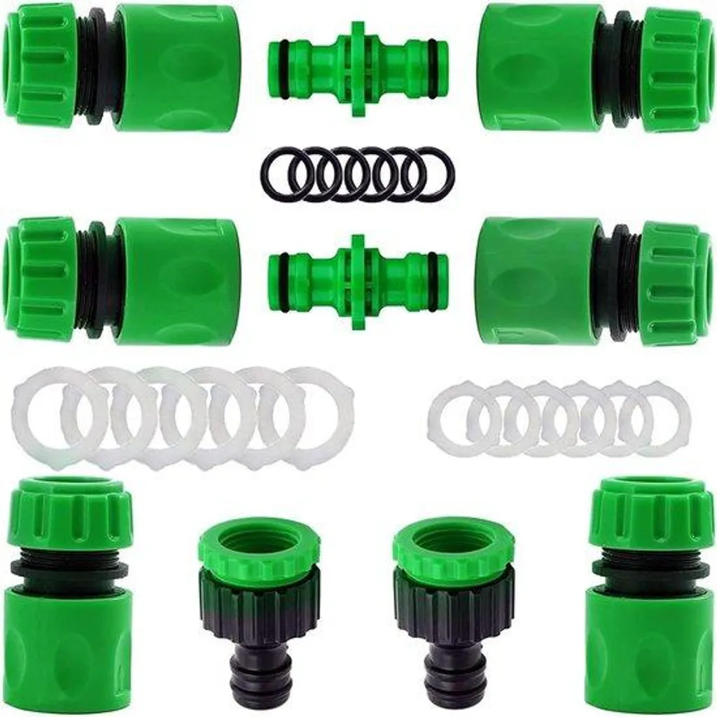 Raccords pour Tuyaux d'Arrosage - Kit 10pcs pour Arrosage de Jardin et Potager