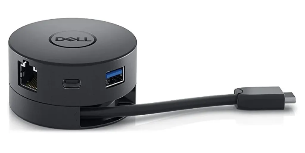 Adaptateur Dell DA-300 USB-C Mobile Adapter 6-en-1 Compact Noir - 2