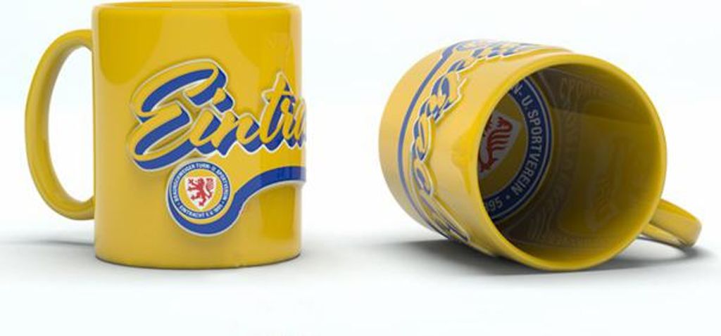 Eintracht Braunschweig Tasse Retro Relief