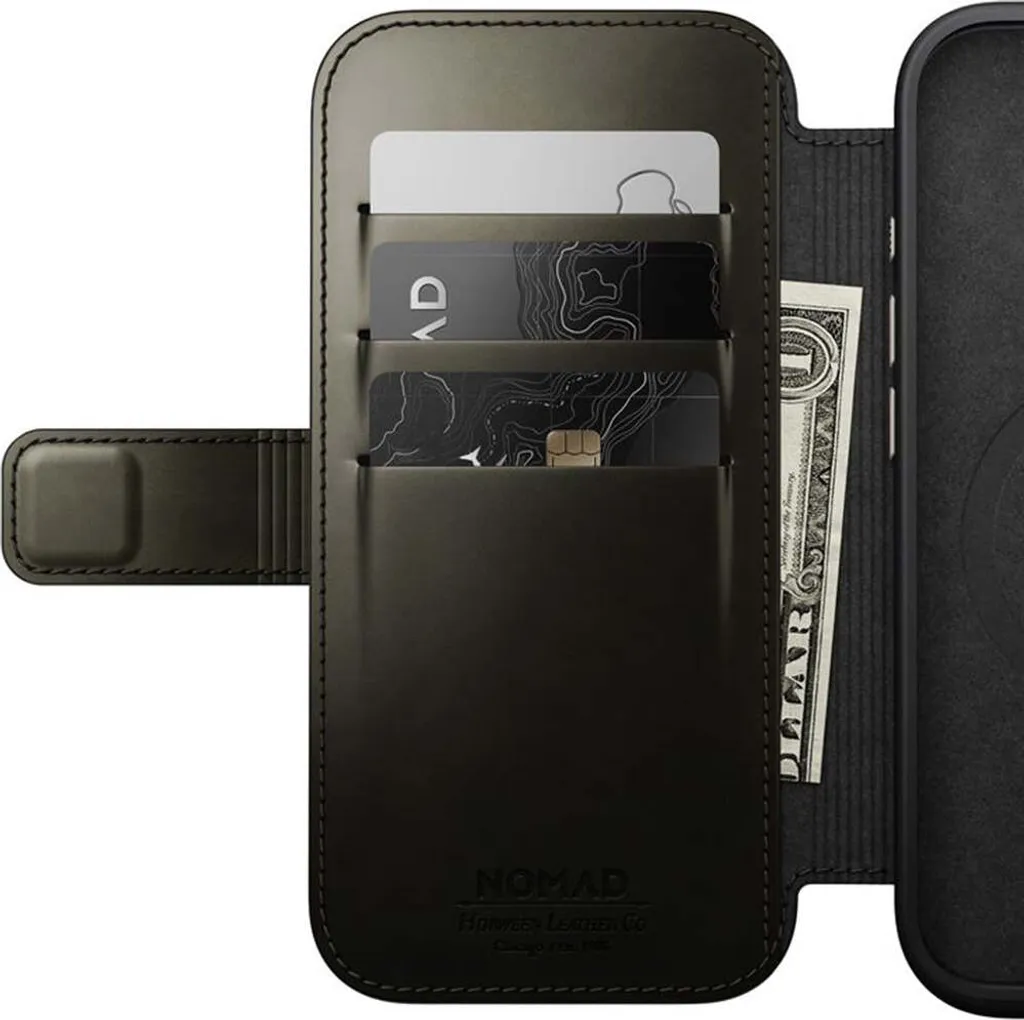 Finis les Écrans Rayés : Nomad Leather Folio Cuir pour iPhone 16 Pro
