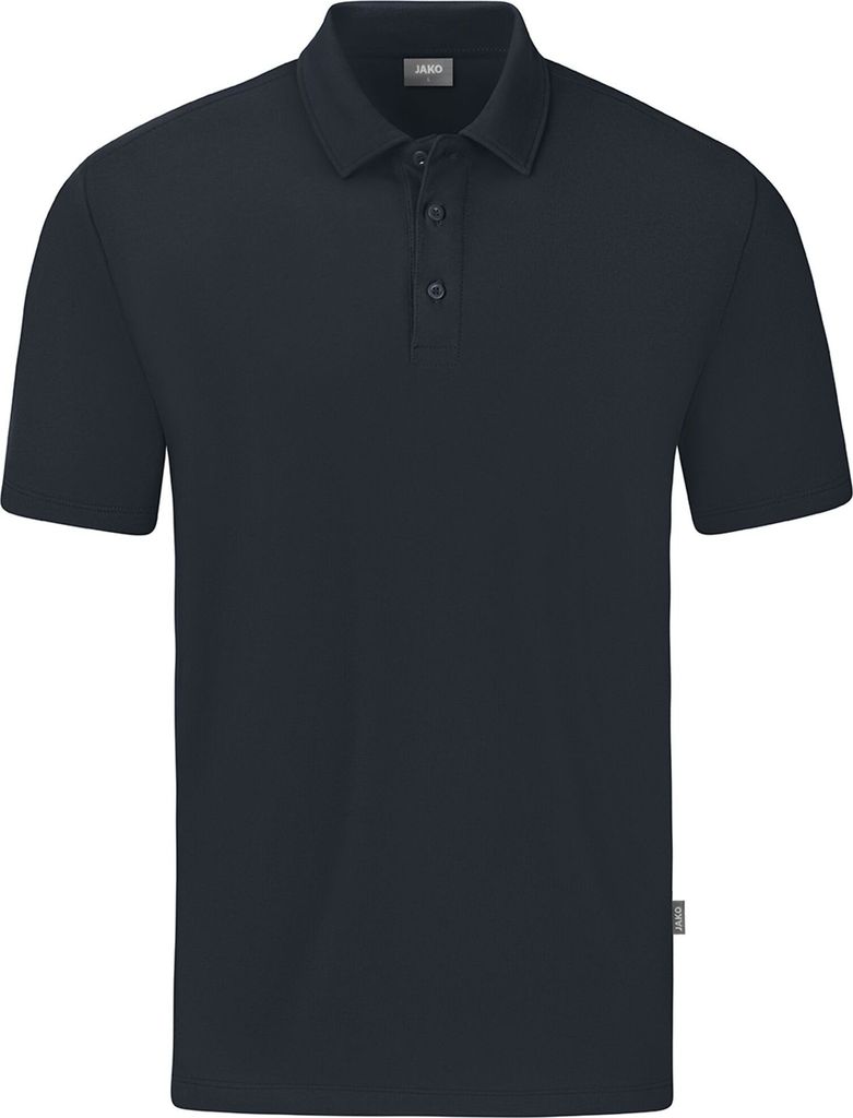 JAKO Unisex Polo Organic Stretch, Farbe:anthrazit, Größe:XXL