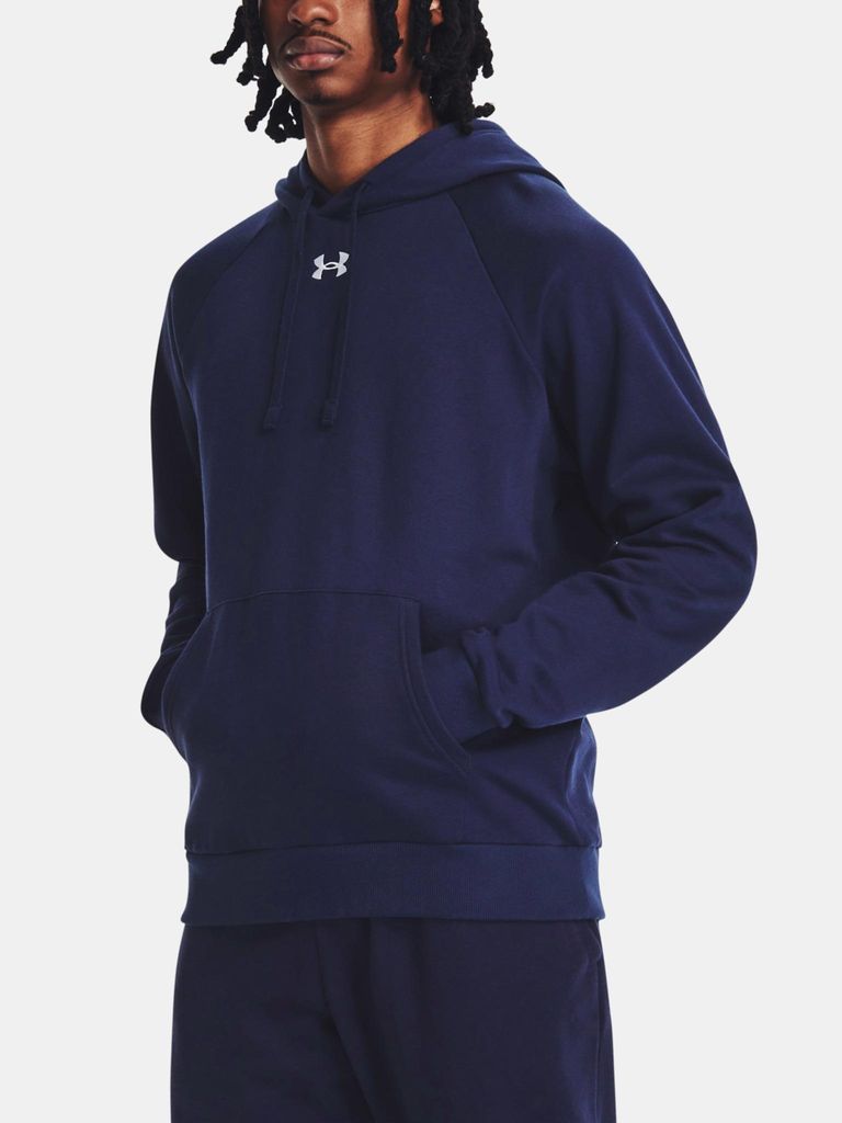 Under Armour Ua Rival Fleece Hoodie-Blau 1379757-410__XS