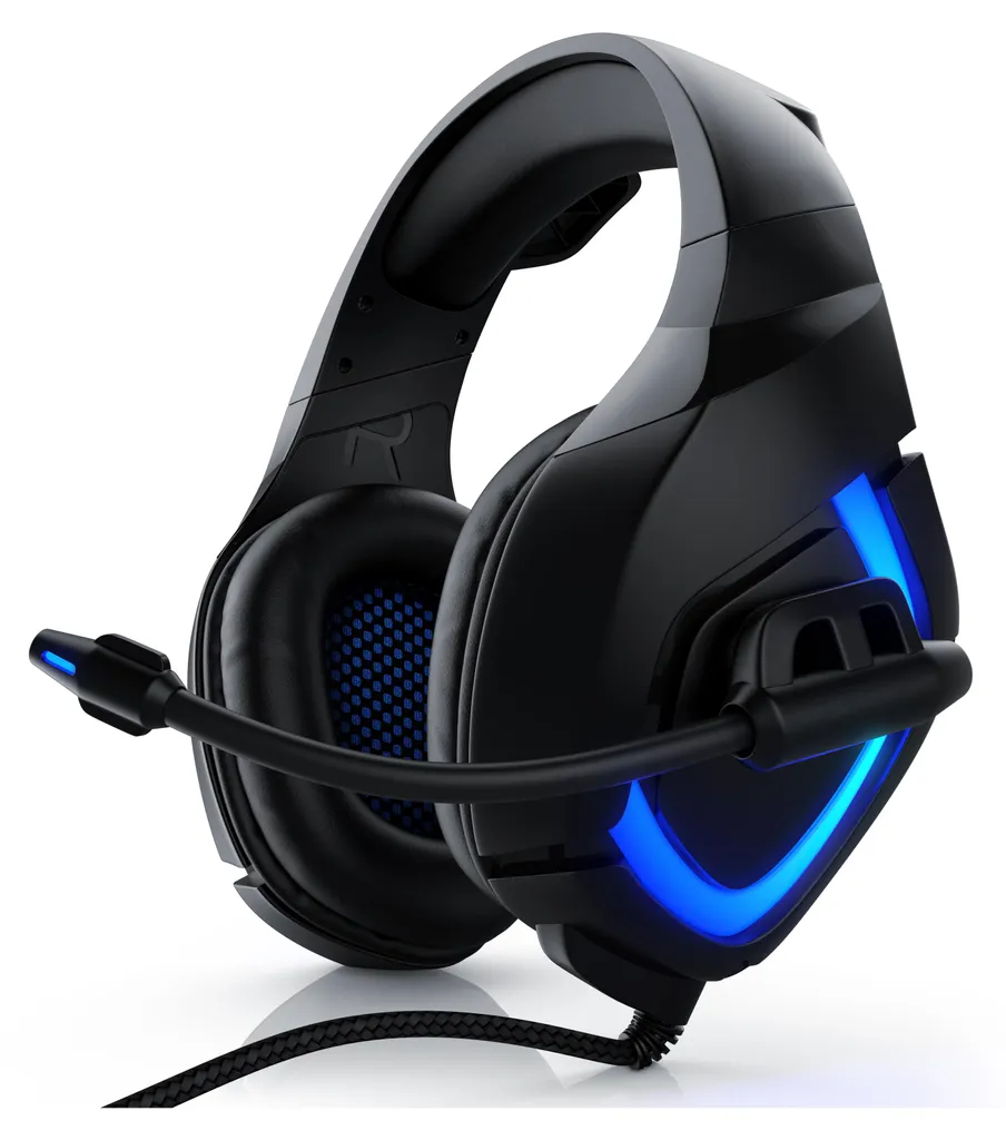 Casque Gaming USB CSL GHS-103 anti bruit de fond pour PC et PS4 Pro
