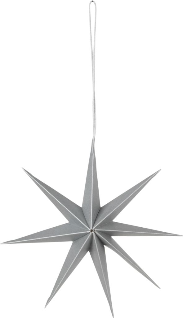 Broste Copenhagen Copenhagen STAR Papierhänger S silver 15 cm