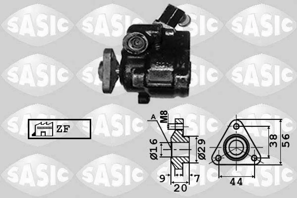 Pompe de direction assistée hydraulique SASIC 7076020 compatible OE