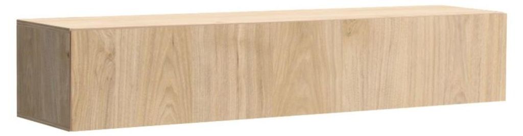 Hängendes TV-Möbel FLY 160 cm - Farbe helles Eichenholz