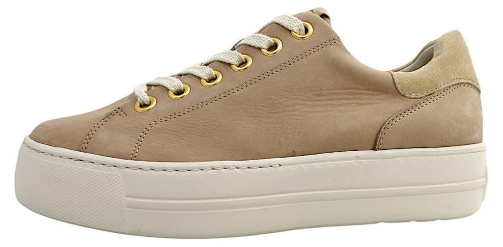 Paul Green  Damenschuhe sportlicher Schnürer Beige Freizeit Productafbeelding 