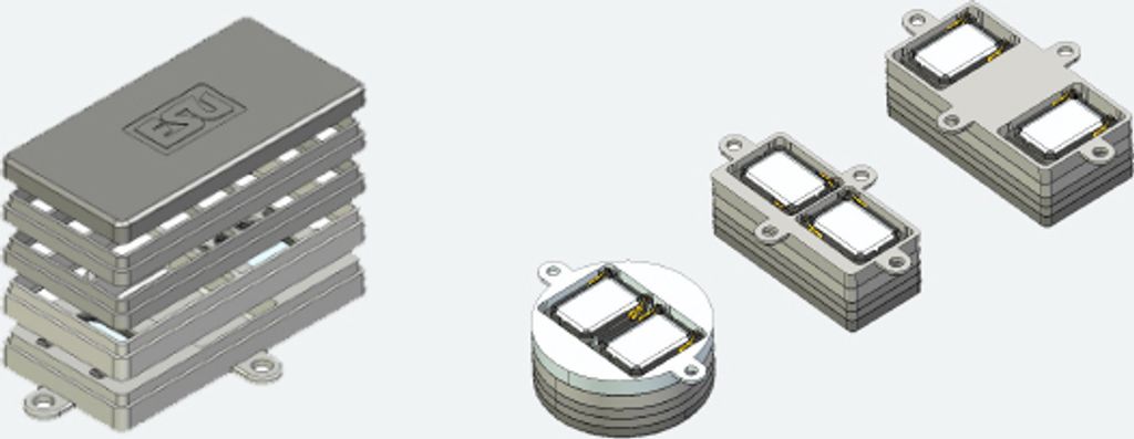 ESU 50340 Lautsprecherset, Dual 11x15mm, Modulares Schallkapselset