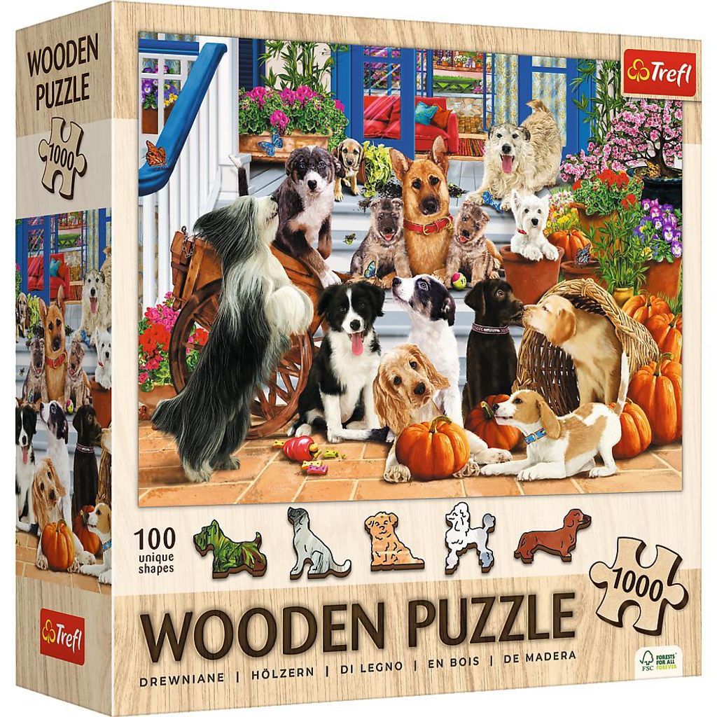 TREFL Holzpuzzle Ps fü r 1000 Puppen