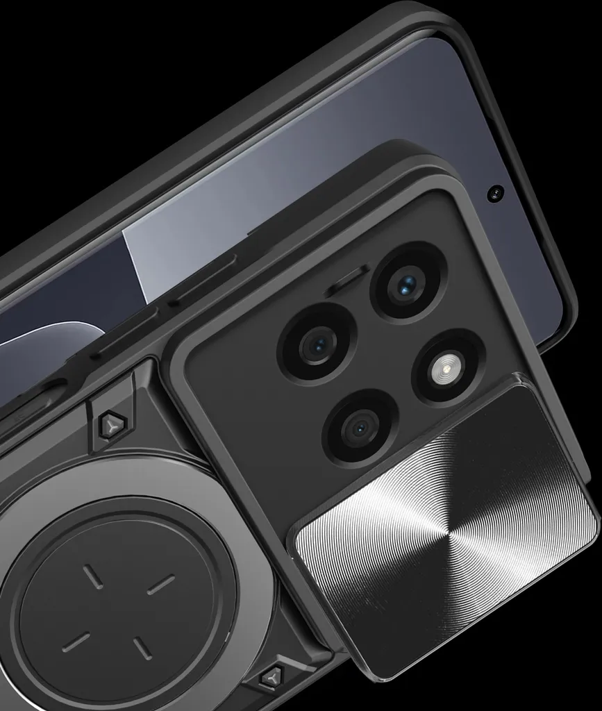 TREBAM Custodia Per Honor X8A (6.75'') – Cover Morbida In Silicone TPU Nero + Pellicola In Vetro Temperato Inclusa – Protezione Antiurto E Antigraffio