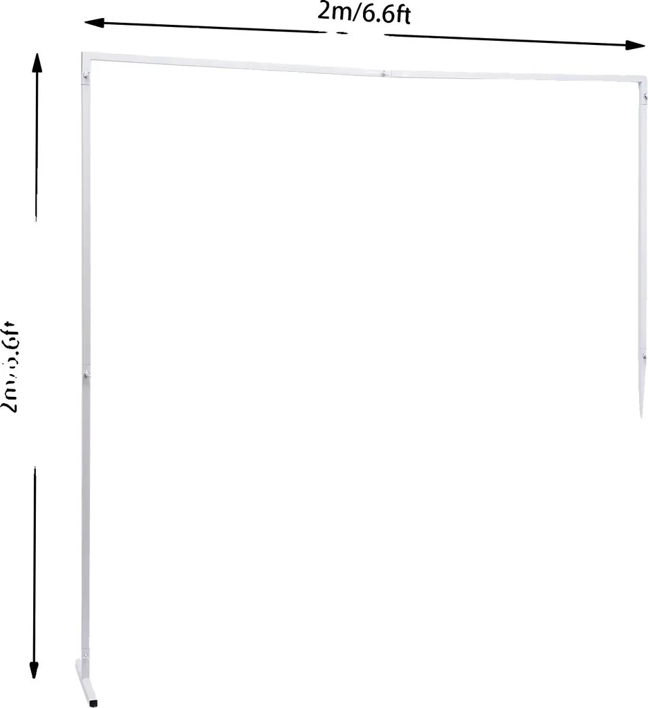 Arche décorative pour cérémonie laïque blanche 2x2m grand format