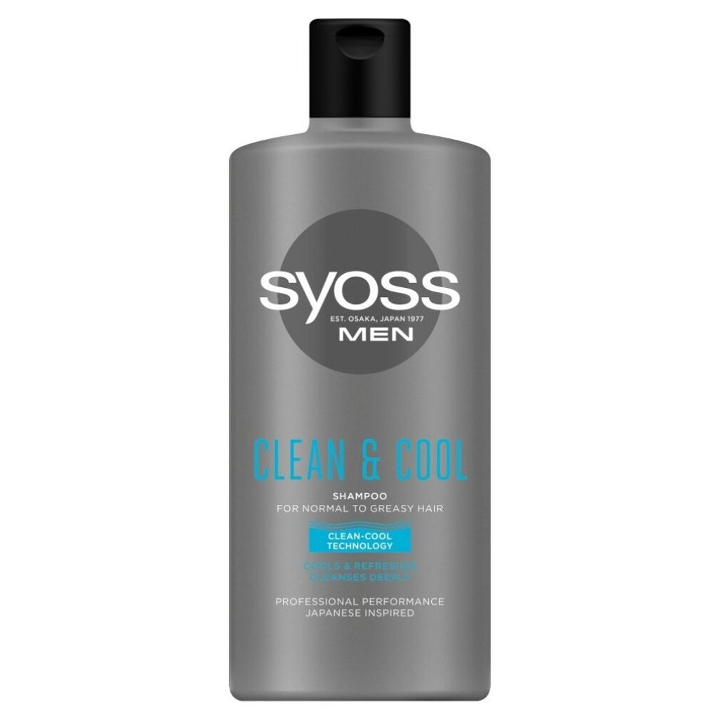 SYOSS Men Clean & Cool Shampoo für normales bis fettiges Haar 440ml