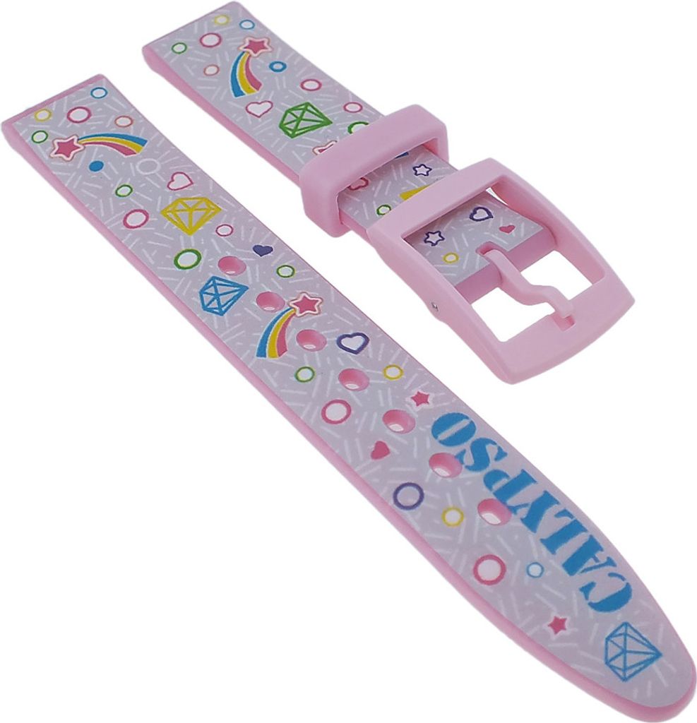 Calypso - Uhrenarmband 14mm mehrfarbig Kunststoff - K5776/5 Produktbild 