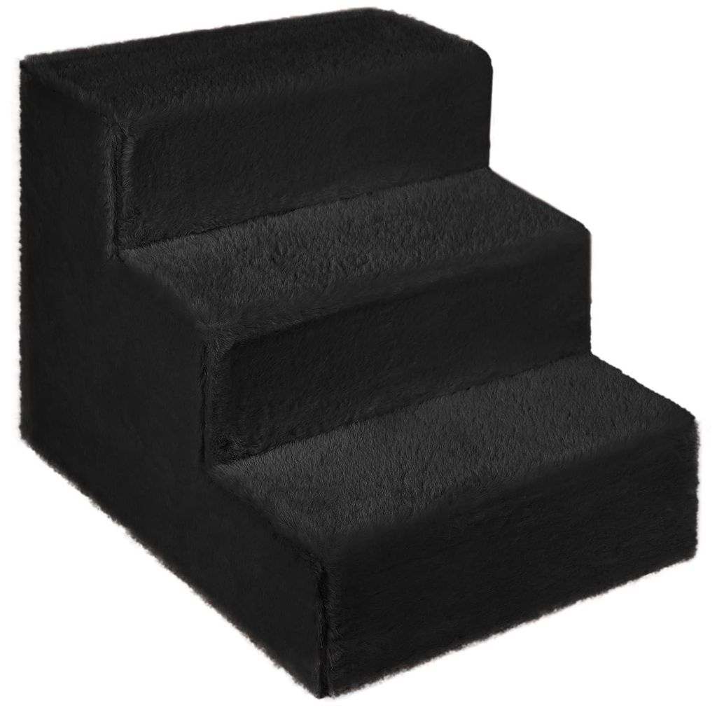 Mg Design Hundetreppe 3 Stufen in Schwarz - Stabiler Produktbild 